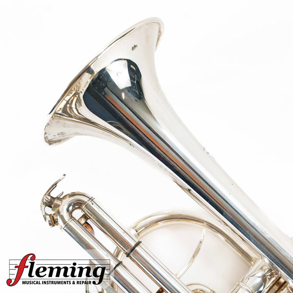 Yamaha YCR-6335HS Professional Cornet - Heavyweight, Silver Plate