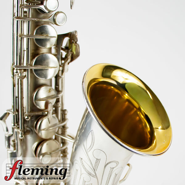 Conn "New Wonder" Transitional Alto Saxophone - Silver Plate with Gold Wash Bell