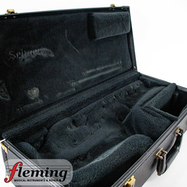 Selmer-Paris Professional Alto Saxophone Case w/ Leather Cover