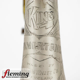 Vintage King Silvertone Cornet - Sterling Silver Bell (1940)