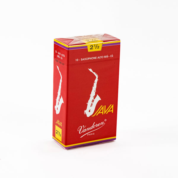 Vandoren Java Filed Red Cut Alto Saxophone Reeds