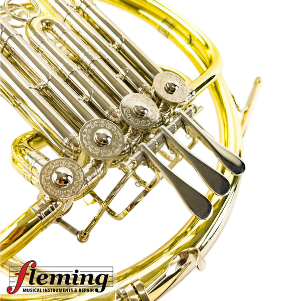 Pre-Owned Hans Hoyer G10 Professional Double French Horn - Detachable Bell (Yellow Brass)