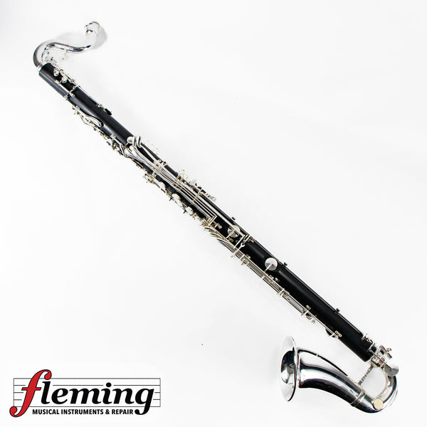 Backun Model Q Bass Clarinet Low C, Grenadilla, Silver-Plated Keys
