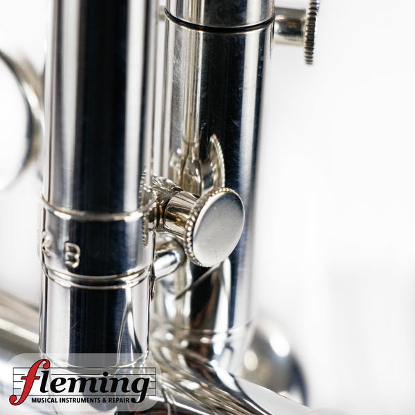 Pre-Owned Edwards Custom Bb Trumpet - Tunable Bell, Silver Plate (Ex-USAF)