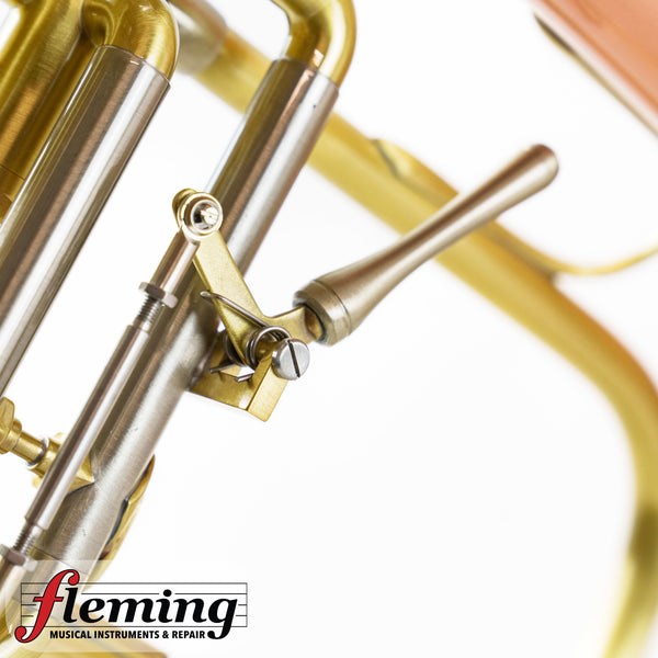 Schilke 1041FLC-L Professional Flugelhorn - Brushed Lacquer with Copper Bell