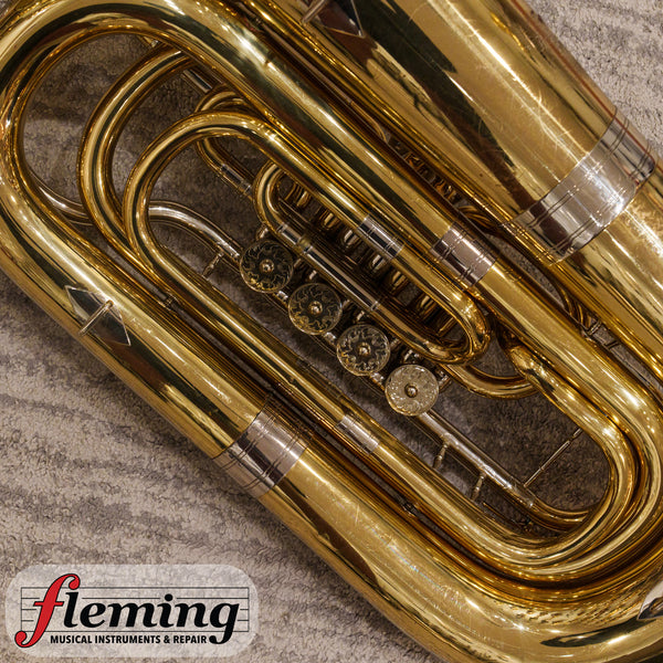 Miraphone 90A Kaiser-Tuba - 5/4 Size, Rotary Valves, Lacquer (Ex-USAF)