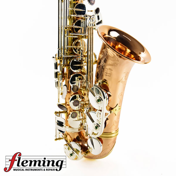 P.Mauriat Venus Professional Copper Body Alto Saxophone - Copper Alloy Body, Silver Plated Keys