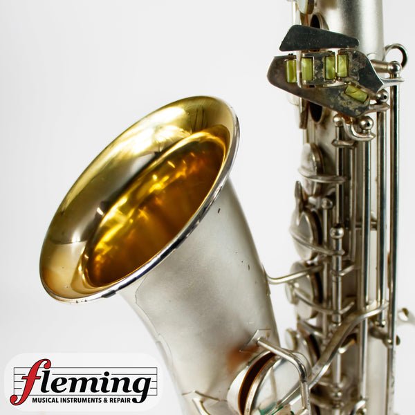 Conn "New Wonder" Transitional Alto Saxophone - Silver Plate with Gold Wash Bell
