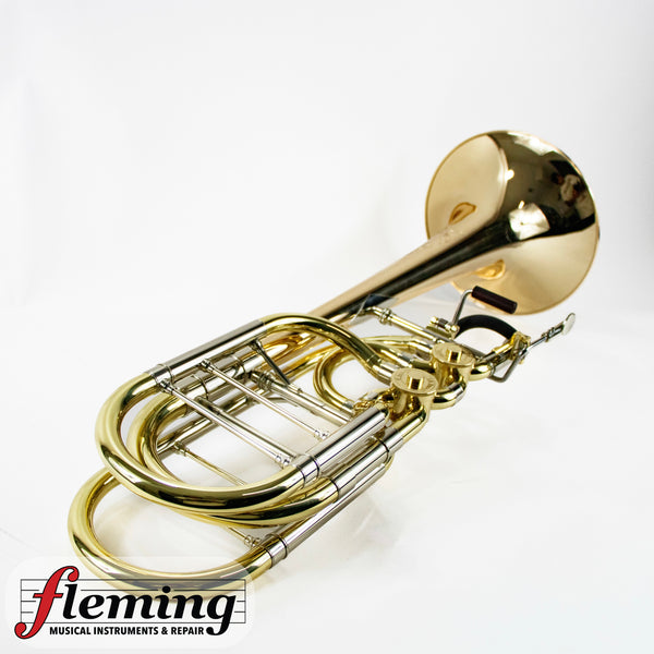 S.E. Shires TBQ36GR Q Series Bass Trombone - Gold Brass Bell