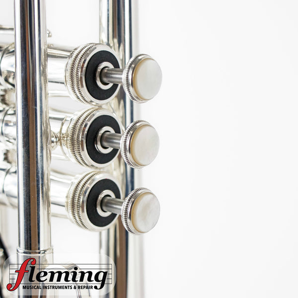 S.E. Shires Q10RS Professional Bb Trumpet - Silver Plate