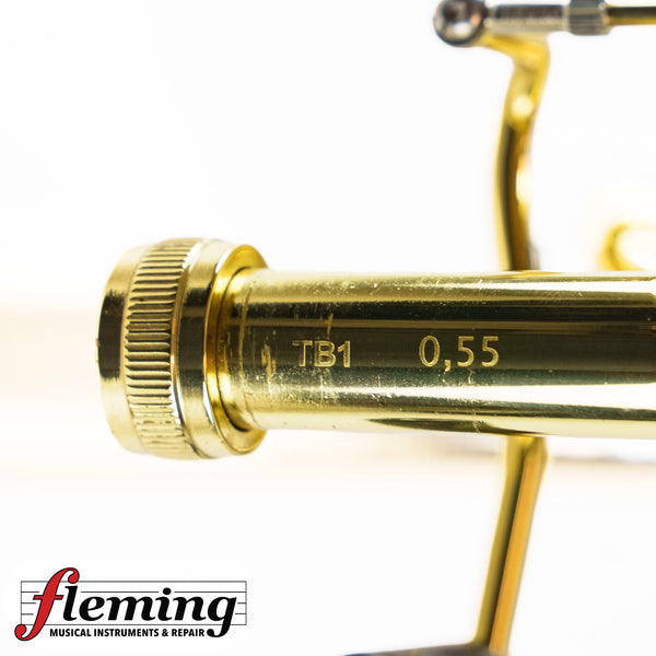 Adams Custom TB1 Professional Tenor Trombone - Two-Tone Rose Brass/Silver (Serial #055)