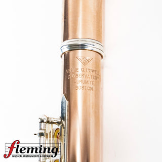 Powell Aurumite Conservatory Flute - Custom Half-Open Keywork (Ex-USAF)