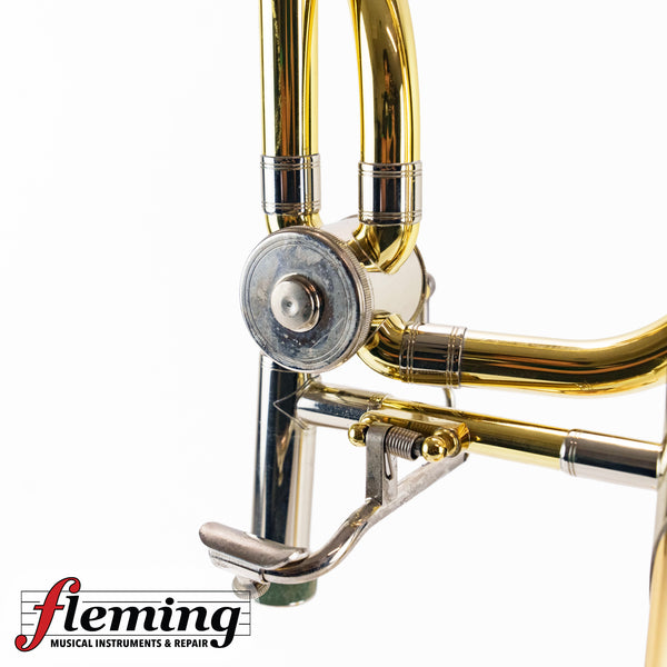 Yamaha Xeno YSL-882GOR Professional Tenor Trombone - Rose/Gold Brass Bell &amp; Open Wrap