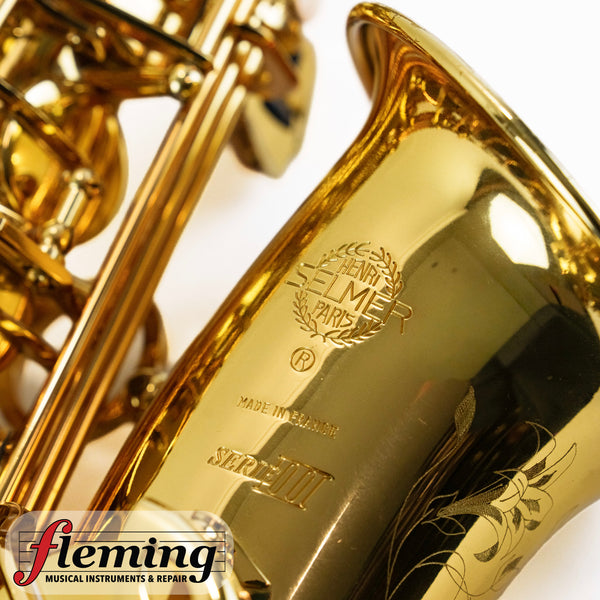 Selmer-Paris Series III "Jubilee Edition" Professional Alto Saxophone - Gold Lacquer