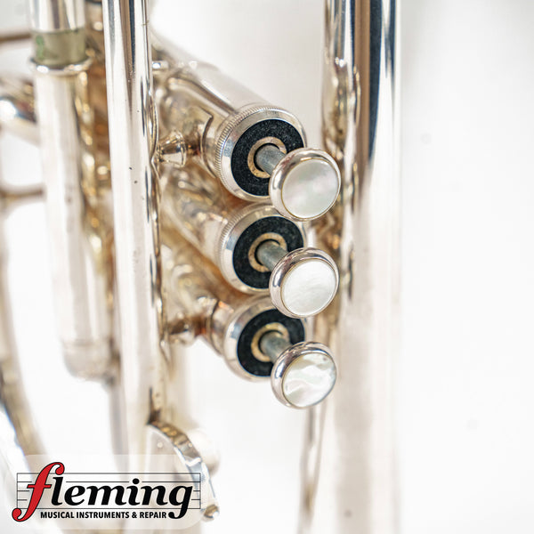 Yamaha YCR-6335HS Professional Cornet - Heavyweight, Silver Plate
