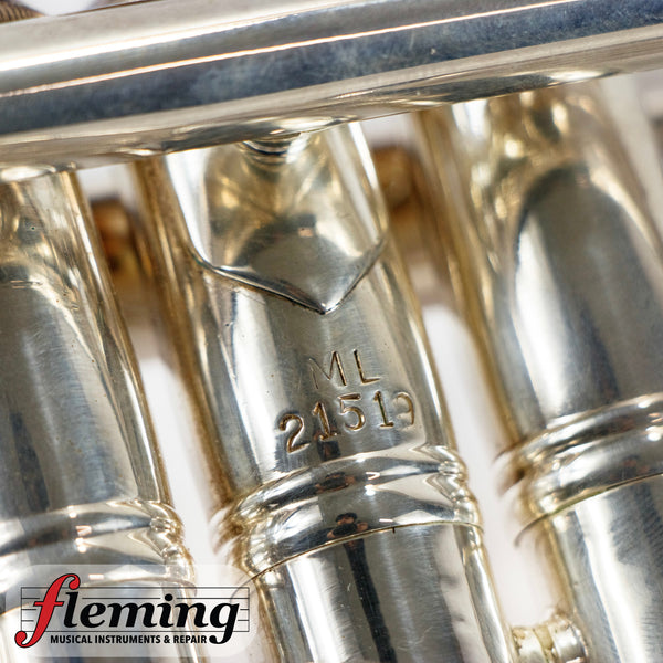 Bach Re-Plated Mt. Vernon Stradivarius Model ?? Bb Trumpet (1961)