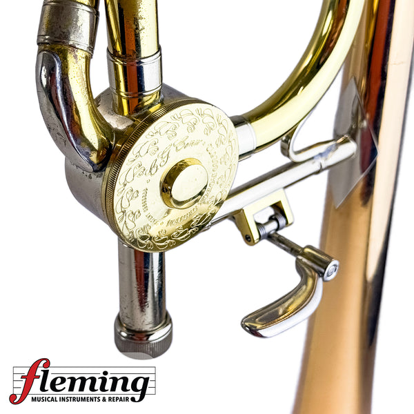 Pre-Owned C.G. Conn 88HCL "Christian Lindberg" Professional Bb/F Tenor Trombone - Rose Brass Bell