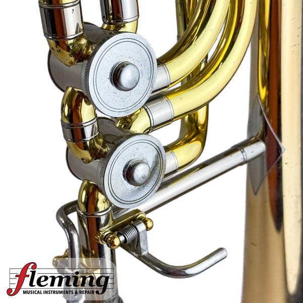 Yamaha YBL-613G Professional Dependent Double-Rotor Bass Trombone - Gold Brass Bell (Ex-USAF)