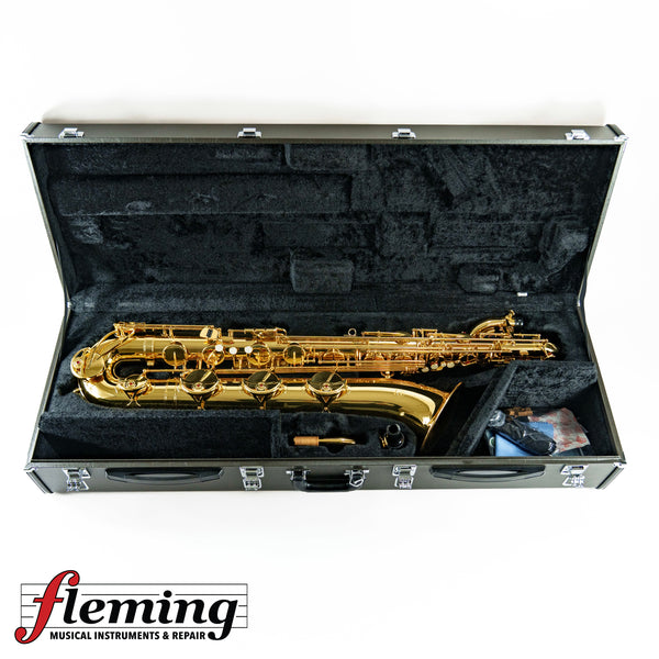 **Mint** Yamaha YBS-480 Low A Baritone Saxophone - Gold Lacquer