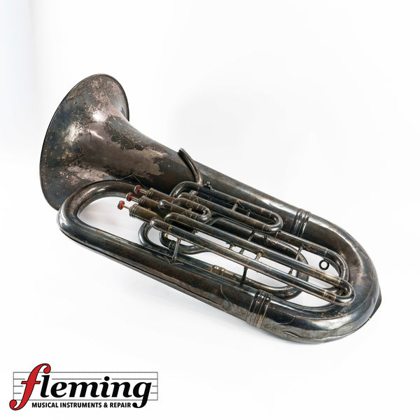 1920s Lyon & Healy Eb Tuba - Silver Plate (Vintage Player's Condition)