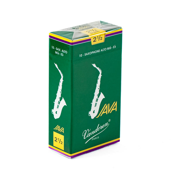 Vandoren Java Green Alto Saxophone Reeds