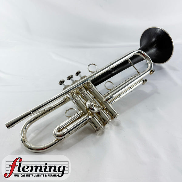 DaCarbo Unica Bb Trumpet (Demo Model) - Silver Plated with Carbon Fiber Bell