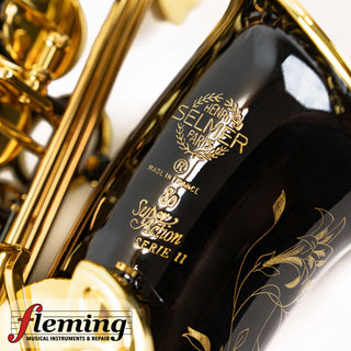 Henri Selmer Paris Super Action 80 Series II Alto Saxophone - Black Lacquer (Competition Demo / Open Box Model)