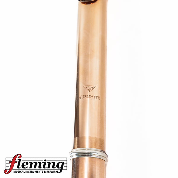 Powell Aurumite Conservatory Flute - Custom Half-Open Keywork (Ex-USAF)