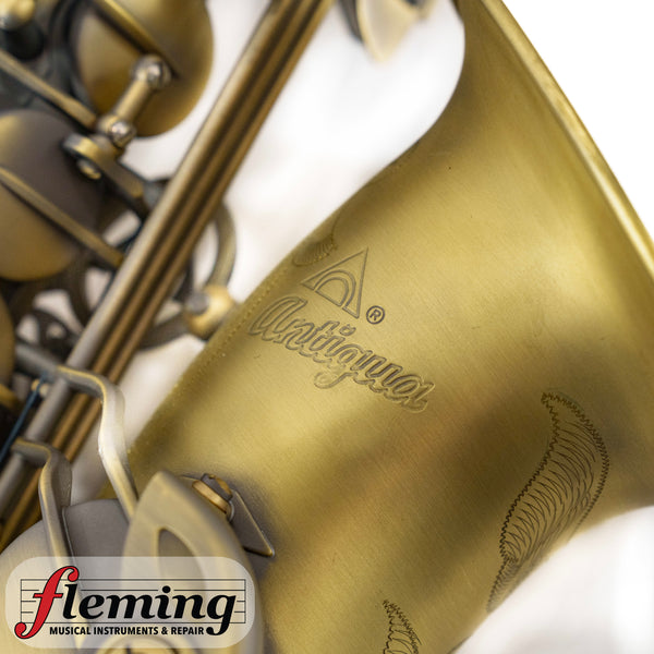 Antigua AS4248 PowerBell Professional Alto Saxophone - Antique Finish