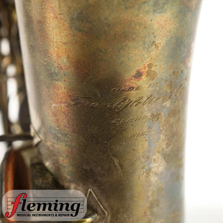Frank Holton Elkhorn Tenor Saxophone (1920s) - Heavy Patina (Project / Needs Repad)