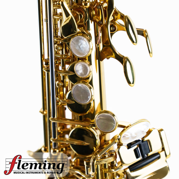 Yanagisawa S-WO1 Professional Soprano Saxophone - Clear Lacquer (Demo Stock)