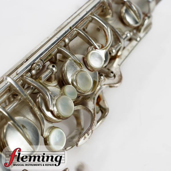Conn "New Wonder" Transitional Alto Saxophone - Silver Plate with Gold Wash Bell