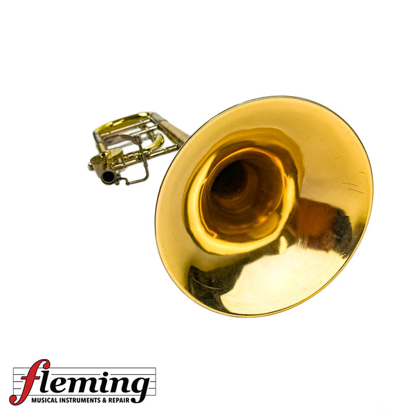 Pre-Owned C.G. Conn 88HCL "Christian Lindberg" Professional Bb/F Tenor Trombone - Rose Brass Bell