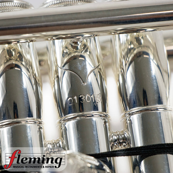 S.E. Shires Q10RS Professional Bb Trumpet - Silver Plate