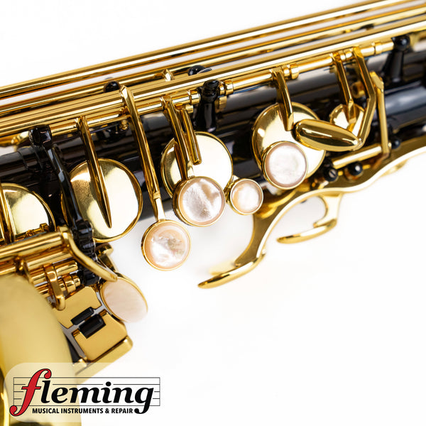 Henri Selmer Paris Super Action 80 Series II Alto Saxophone - Black Lacquer (Competition Demo / Open Box Model)
