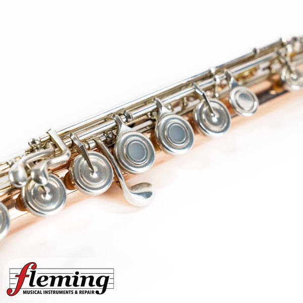 Powell Aurumite Conservatory Flute - Custom Half-Open Keywork (Ex-USAF)