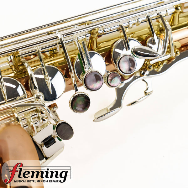 P.Mauriat Venus Professional Copper Body Alto Saxophone - Copper Alloy Body, Silver Plated Keys