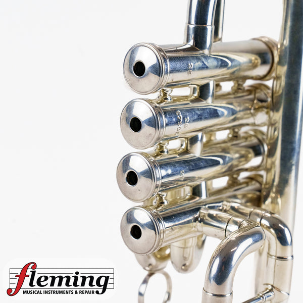 Henri Selmer Paris 4-Valve Piccolo Trumpet - Silver Plated (Maurice André Era)
