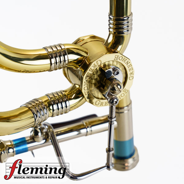 Brand New Greenhoe GB4-1Y Professional Large Bore Tenor Trombone - Screw Bell