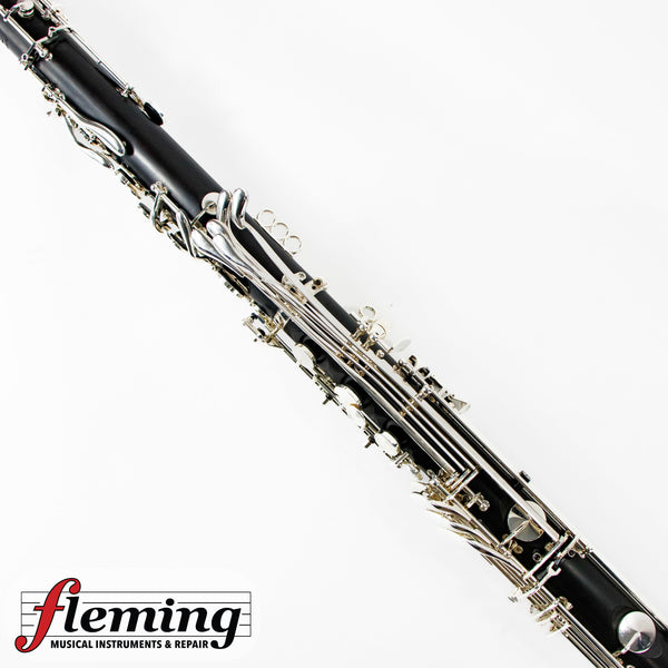 Backun Model Q Bass Clarinet Low C, Grenadilla, Silver-Plated Keys
