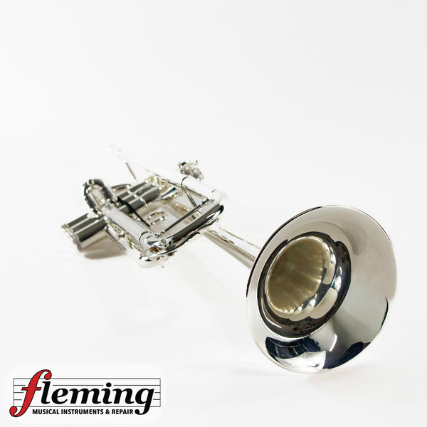 S.E. Shires Q10RS Professional Bb Trumpet - Silver Plate