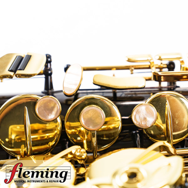 Henri Selmer Paris Super Action 80 Series II Alto Saxophone - Black Lacquer (Competition Demo / Open Box Model)