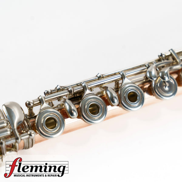 Powell Aurumite Conservatory Flute - Custom Half-Open Keywork (Ex-USAF)