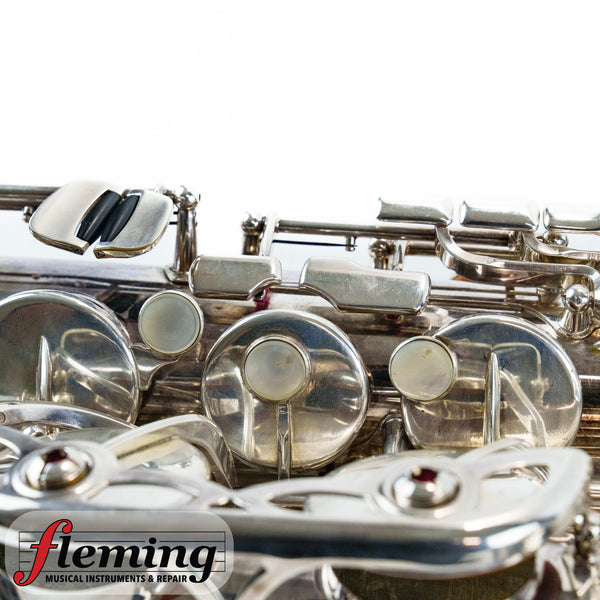 Pre-Owned Yamaha YTS-875EX Custom EX Professional Tenor Saxophone - Silver Plated