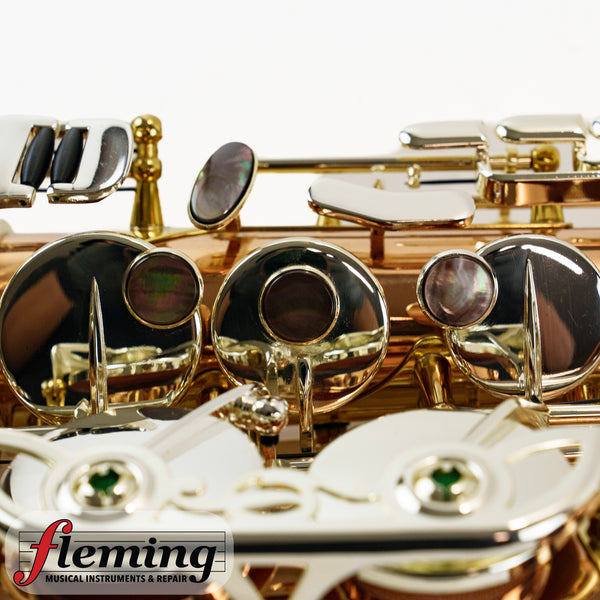 P.Mauriat Venus Professional Copper Body Alto Saxophone - Copper Alloy Body, Silver Plated Keys
