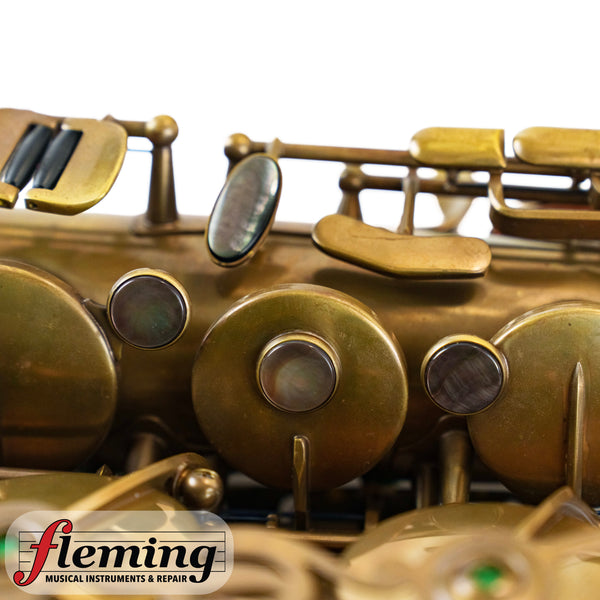 P. Mauriat PMXT-66RUL Professional Tenor Saxophone - Unlacquered Raw Brass