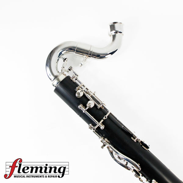 Backun Model Q Bass Clarinet Low C, Grenadilla, Silver-Plated Keys