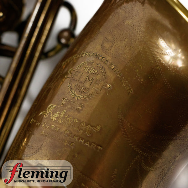 Pre-Owned Selmer Paris Super Balanced Action (SBA) Alto Saxophone - 1948 (Factory Relacquer)