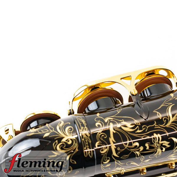 Henri Selmer Paris Super Action 80 Series II Alto Saxophone - Black Lacquer (Competition Demo / Open Box Model)