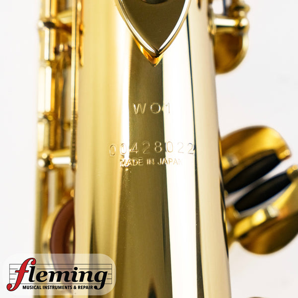 Yanagisawa S-WO1 Professional Soprano Saxophone - Clear Lacquer (Demo Stock)